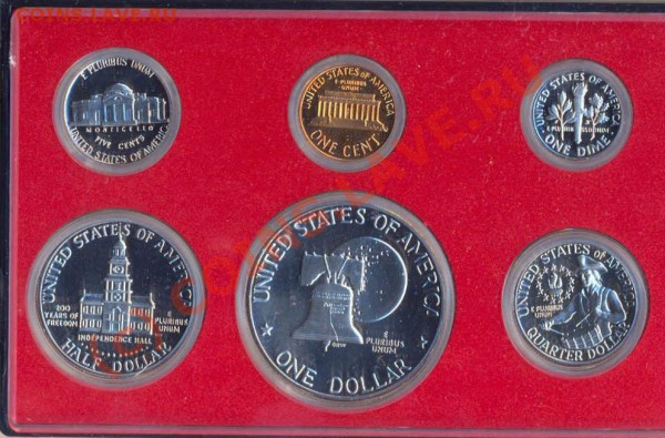 Набор США 1976г. Proof, до 12.04.2010г. в 22.30МСК - 1976-2