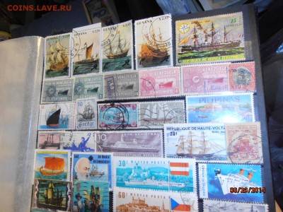 Подборка марок корабли парусники 100 ++ шт - P8290291.JPG