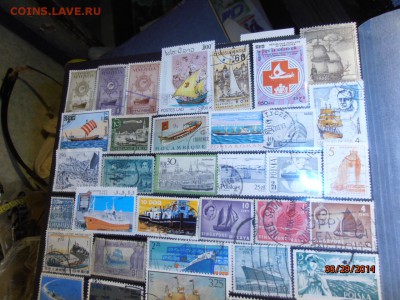 Подборка марок корабли парусники 100 ++ шт - P8290289.JPG