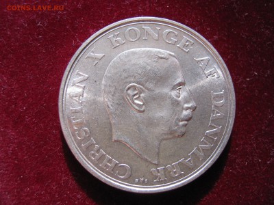 ДАНИЯ 2 кроны 1937. Штемпельная. Серебро. Предпродажная. - Изображение 11931