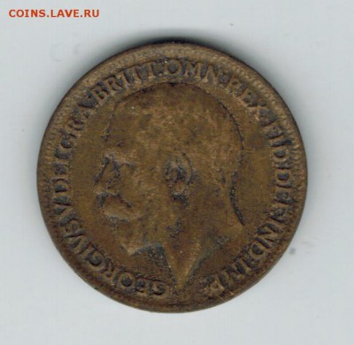 Великобритания фартинг 1916 до 01.09.2014   22-00 - 4