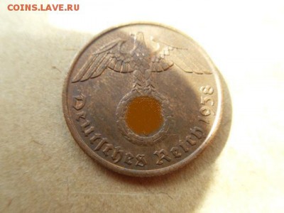 Германия (Третий рейх) 2 рейхспфеннига 1938 J" - Гамбург - 2
