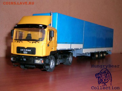Коллекционирование масштабных моделей автомобилей - МАЗ-MAN 543265 с МАЗ-9766 5.JPG
