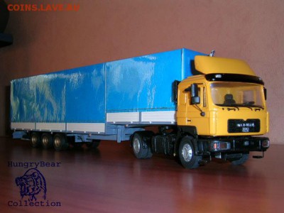 Коллекционирование масштабных моделей автомобилей - МАЗ-MAN 543265 с МАЗ-9766 8.JPG