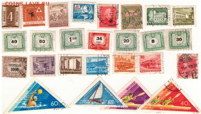 МАРКИ ВЕНГРИИ ЛОТ 1 (224ШТ) ДО 04.09 В 22Ч (9386) - 2-вен