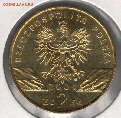 ПОЛЬША 2 ЗЛОТЫХ 2004 МОРСКАЯ СВИНЬЯ 04.09 В 22.00МСК (9785) - 4-пол1