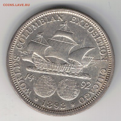 2 ДОЛЛАРА 1892 КОЛУМБ ДО 04.09.14 В 22.00МСК (9756) - 5-сша-полд1892