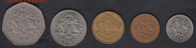 Барбадос 1 цент - 1 доллар 5 монет до 02.09.2014 22-00 - Барбадос р