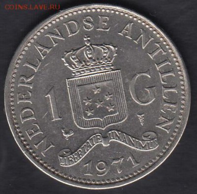 Нидерландские Антиллы 1 гульден 1971 до 02.09.2014 22-00 - ааа