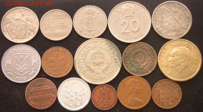 37 разных монет (см. фото и описание). До 01.09_22.00мск - 8548