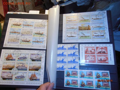 Подборка марок корабли парусники БЛОКИ-СЦЕПКИ - P9010009.JPG