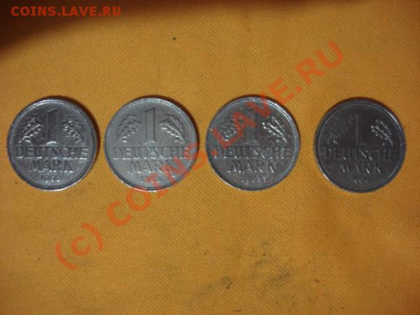 Помогите оценить стоимость и сохраность . 1 марка ФРГ - нем01941.JPG