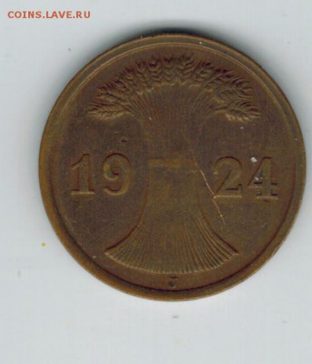 Германия 2 пфеннига 1924 до 02.09.2014   22-00 - 1 5