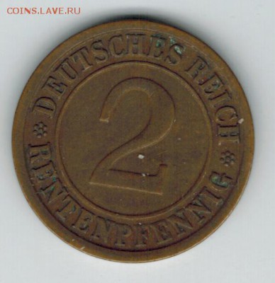 Германия 2 пфеннига 1924 до 02.09.2014   22-00 - 1 19