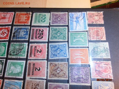 МАРКИ ГЕРМАНИЯ 3 Рейх с конца 1800-х гг надпечатки - P9020034.JPG