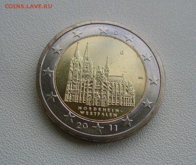 Юбилейные монеты 2 евро Мальты из роллов на обмен - 2011 Германия G Кельн
