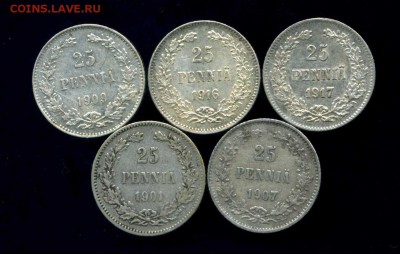 25 пенни 1901, 07, 09, 16, 17 гг. до 05.09.14. 22-00мск - img677