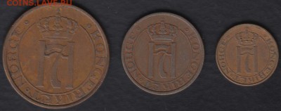 Норвегия 1, 2, 5 эре 1935-1941 до 04.09.2014 22-00 - Норвегия подборка р