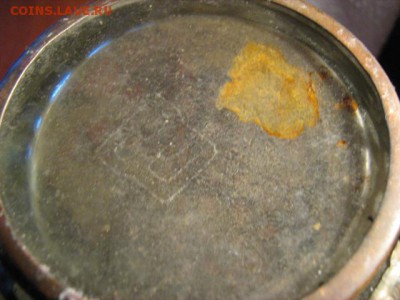 Красивая бутылка декорированная медью. - 6.JPG