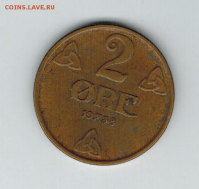 Норвегия 2 оре 1938 до 03.09.2014   22-00 - 1 16