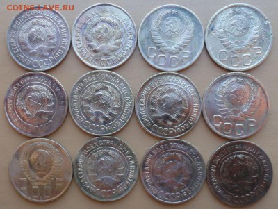 3 Копейки 1928-57 г. (12 шт.) окон. 5.09.2014 г. 22-00 МСК. - 3к1