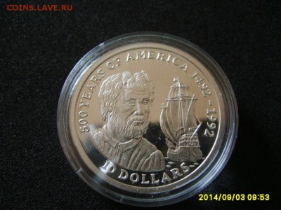 Острова Кука,10 долларов 1990г(500 лет отк-я Амер-и)!до5.09 - S6001717.JPG
