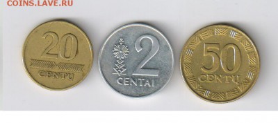 ЛИТВА - 3 монеты до 09.09.2014г 21-00 - ЛИТВА3