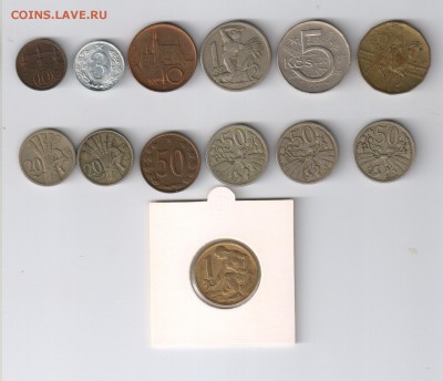 ЧЕХОСЛОВАКИЯ - 11 монет 1921-1999г до 09.09.2014г 21-00 - ЧЕХОСЛОВАКИЯ1