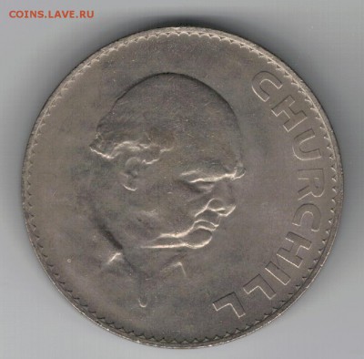 Великобритания крона 1965 Черчилль 08.09 в 22.00мск (9410) - 4-вел65а