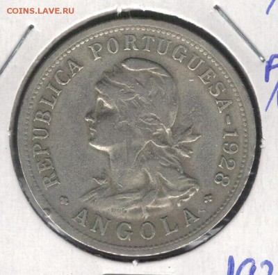 Ангола 50 сентаво 1928 до 08.09.14 в 22.00мск (9872) - 4-порт.ан