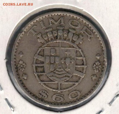 Тимор 60 сентаво 1958 до 08.09.14 в 22.00мск (9871) - 4-порт.тим1