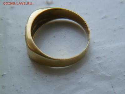 кольцо золотое со вставкой белого золота предпродажная - P1050098-3.JPG