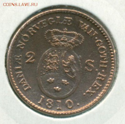 Дания 2 скиллинга 1810 на оценку - denmark 2 skill.JPG