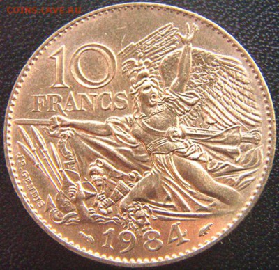 Франция_памятные 10 франков 1984; до 04.09_22.24мск - 8359