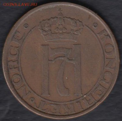 Норвегия 5 эре 1931 до 05.09.2014 22-00 - Норвегия 5 эре 1931 р