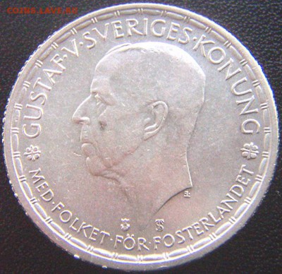 Отличный шведский двухкроновик 1945. Серебро; до 05.09_22.04 - 8609