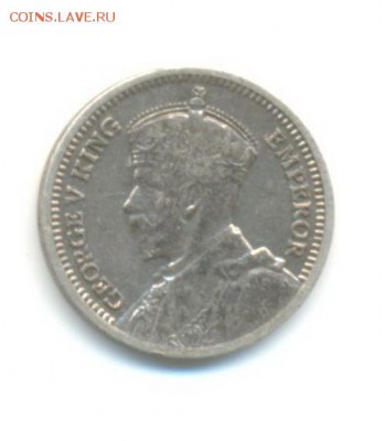Ag. новая зеландия 3 пенса 1933 . до 8.09 22:00 - 12