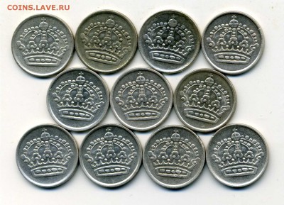 Продам шведскую серебряную погодовку за LV - 10 эре 1952-62.2
