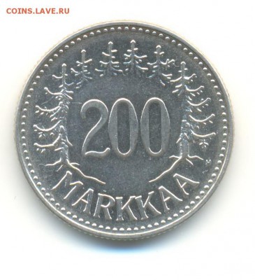 Ag. финляндия 200 марок 1958Н. AU . до 8.09 22:00 - 3
