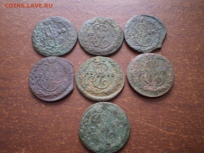 Полушки,деньги, копейки Сибирь все КМ ( есть с конями)оценка - image