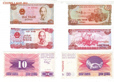 БОНЫ МИРА, 12 шт. UNC, до 11.09 @ 22:00 - banknote_1899
