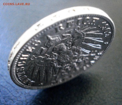 Германия (Гамбург) 3 марки 1909J, XF - гурт.JPG
