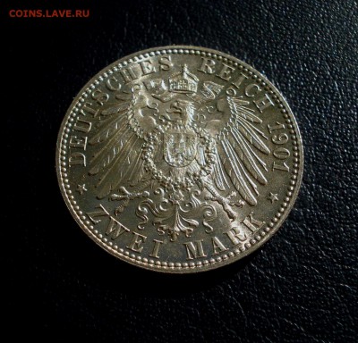Германия, Пруссия, 2 марки 1901г 200 лет династии Unc - Реверс  2 марки 1901 -2.JPG