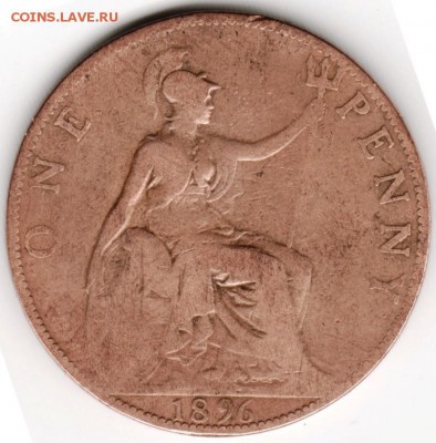 Одно пенни 1896 г. Великобритания до 12.09.14 в 22.00 - Scan-140906-0018