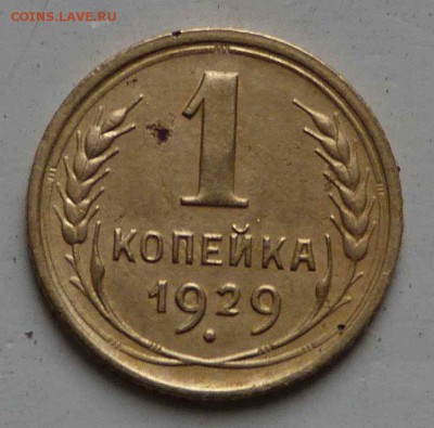 1копейка 1929 г.Не шибко частая. - 1к29Р