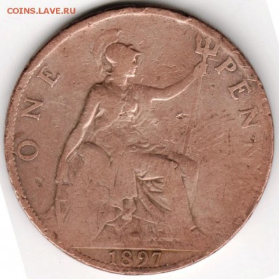 Одно пенни 1897 г. Великобритания до 12.09.14 в 22.00 - Scan-140906-0024