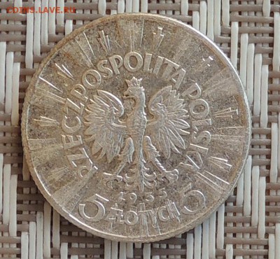 Польша 5 злотых 1935 Пилсудский до 22.00 10.09.2014 - Изображение 637
