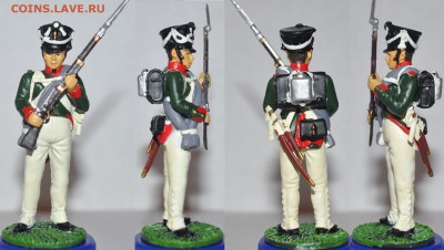 Оловянные солдатики - №75 Рядовой Одесского пехотного полка, 1812 г.