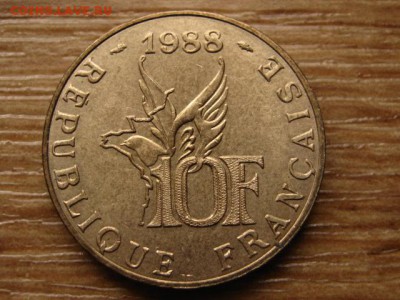 Франция 10 франков 1988 Ролан Гаррос до 10.09.14 в 21.00 М - IMG_3893