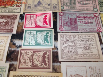 50 штук нотгельдов Австрии (бумажных) 1920. Подлинные. - DSCN0413.JPG